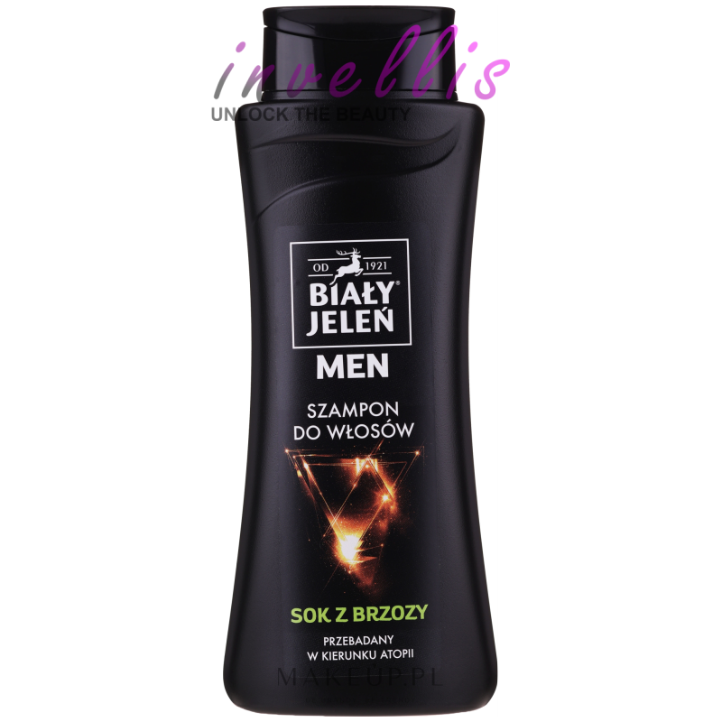 BIALY JELEN SZAMPON DO WLOSOW MEN TONIZUJACY Z BRZOZA 300ML