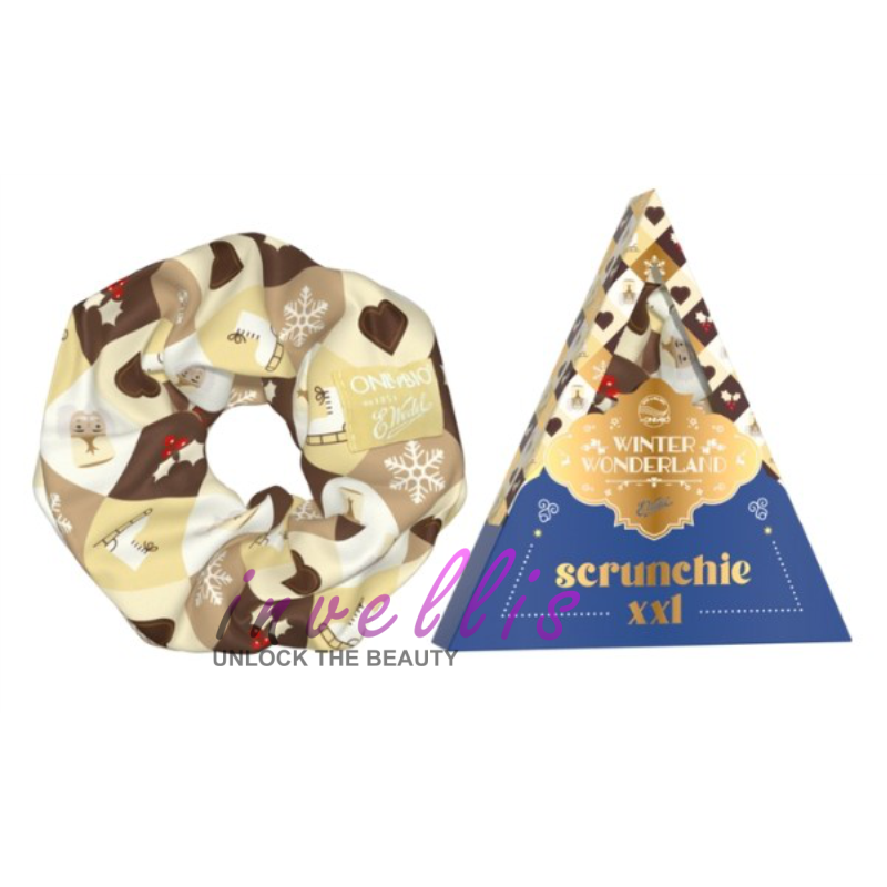 ONLYBIO AND WEDEL HAIR IN BALANCE SCRUNCHIE XXL WHITE CHOCOLATE