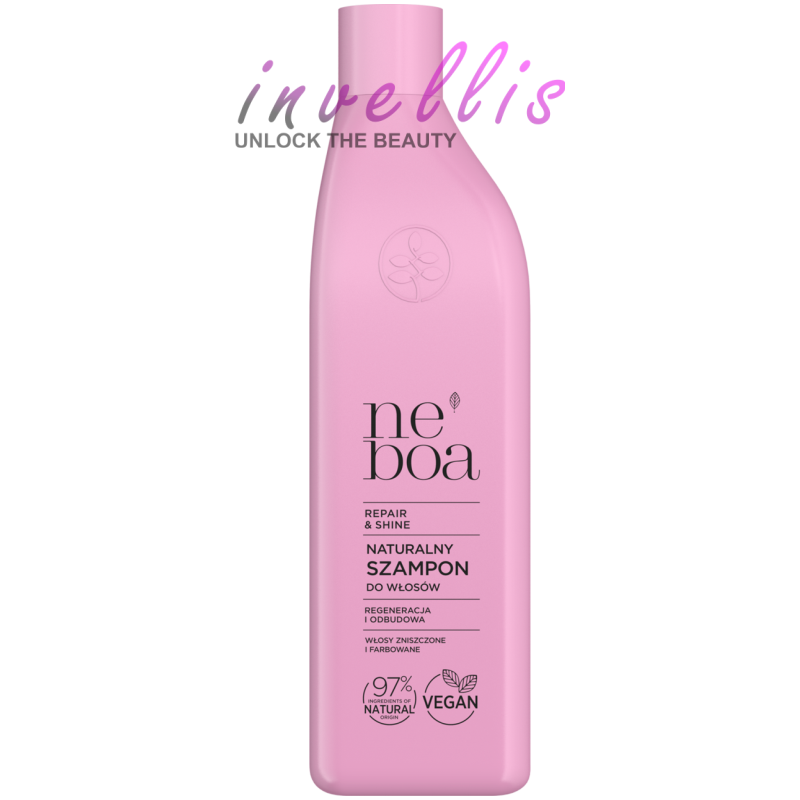 NEBOA REPAIR SHINE NATURALNY SZAMPON DO WLOSOW REGENERACJA I ODBUDOWA WLOSY ZNISZCZONE I FARBOWANE 300ML