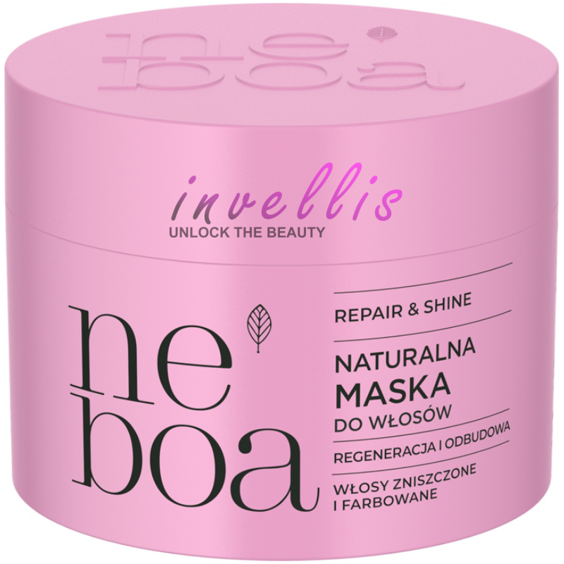 NEBOA STRONG SCALP NATURAL HAIR MASK REGENERATION AND REPAIR FOR DAMAGED AND COLORED HAIR 300ML