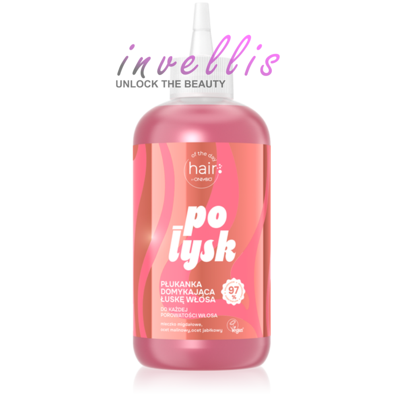 ONLYBIO HAIR OF THE DAY SHINE VINEGAR RINSE CLOSING HAIR CUTICLES 300ML