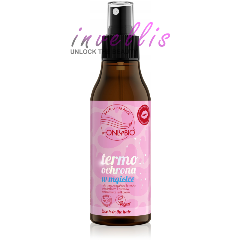 ONLYBIO LOVE IS IN THE HAIR HEAT PROTECTION MIST 150ML