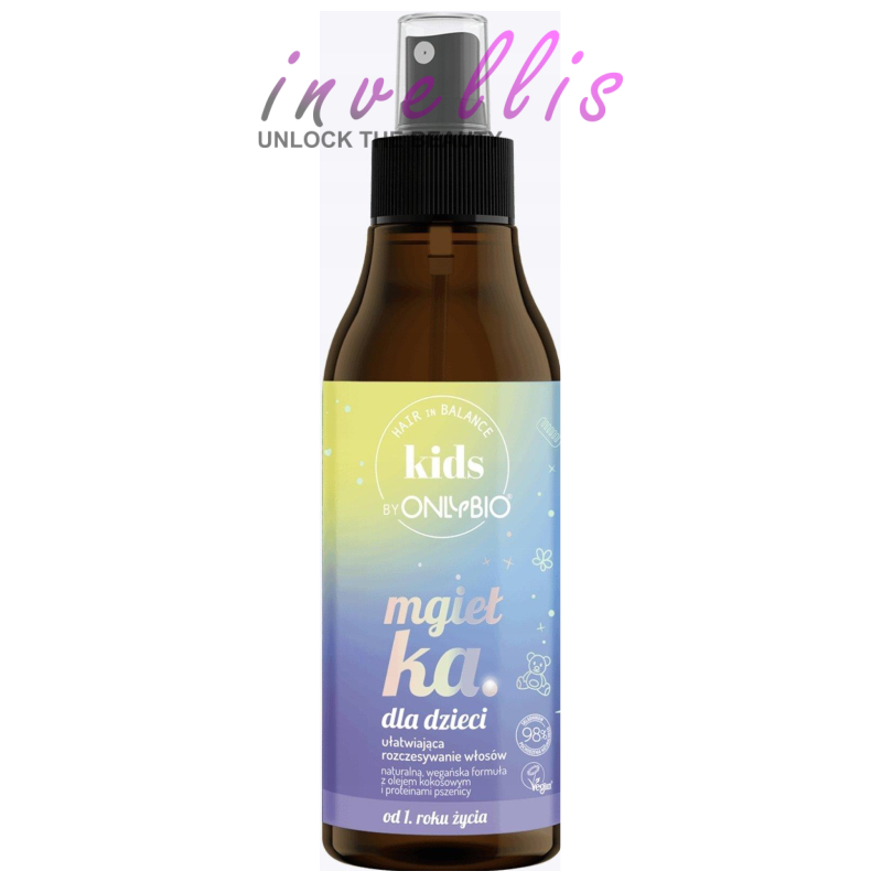 ONLYBIO MGIELKA DLA DZIECI ULATWIAJACA ROZCZESYWANIE WLOSOW 150ML