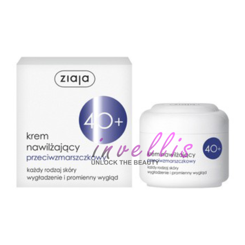 ZIAJA MOISTURIZING ANTI-WRINKLE CREAM 40+ 50ML