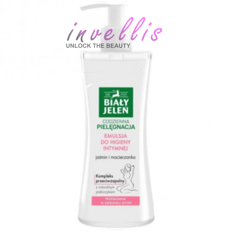 BIALY JELEN EMULSJA DO HIGIENY INTYMNEJ Z JASMINEM I MACIERZANKA 265ML