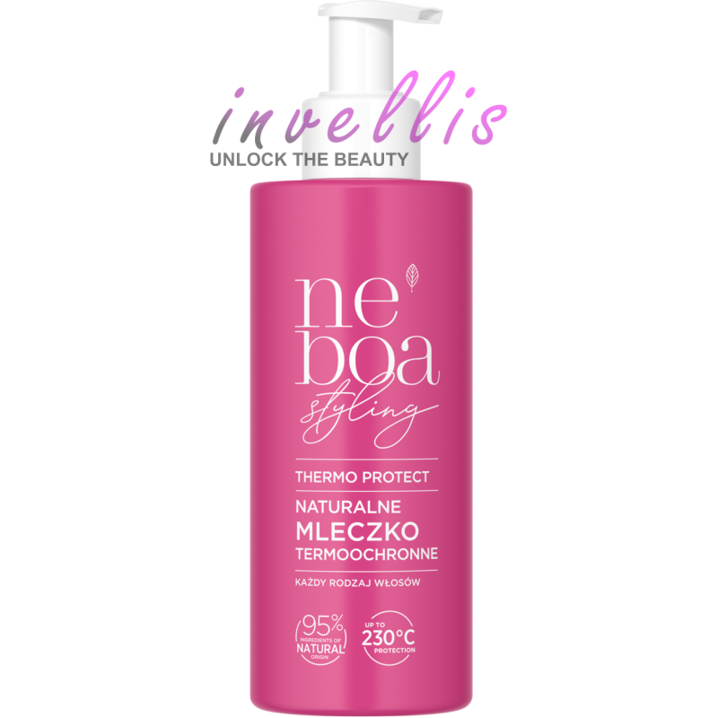 NEBOA THERMO PROTECT NATURAL HEAT PROTECTION MILK FOR ALL HAIR TYPES 175ML