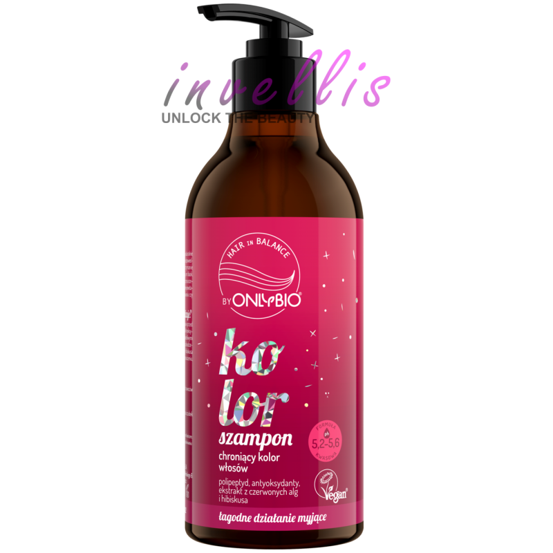 ONLYBIO HAIR BALANCE KOLOR SZAMPON CHRONIACY KOLOR WLOSOW 400ML