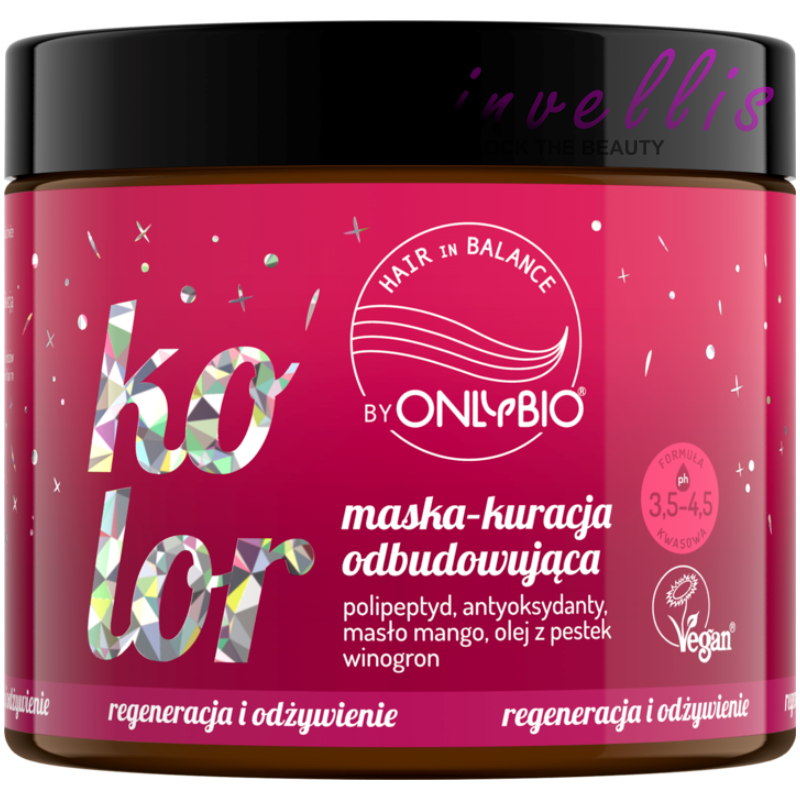ONLYBIO HAIR BALANCE KOLOR KURACJA ODBUDOWYWUJACA 280ML