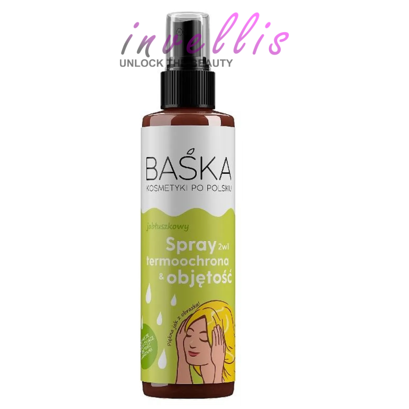 BASKA APPLE SPRAY 2IN1 HEAT PROTECTION AND VOLUME 200ML