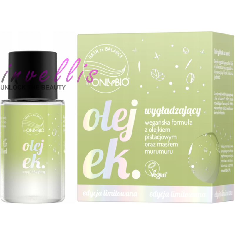 ONLYBIO PISTACJA OLEJEK WYGLADZAJACY DO WLOSOW 20ML