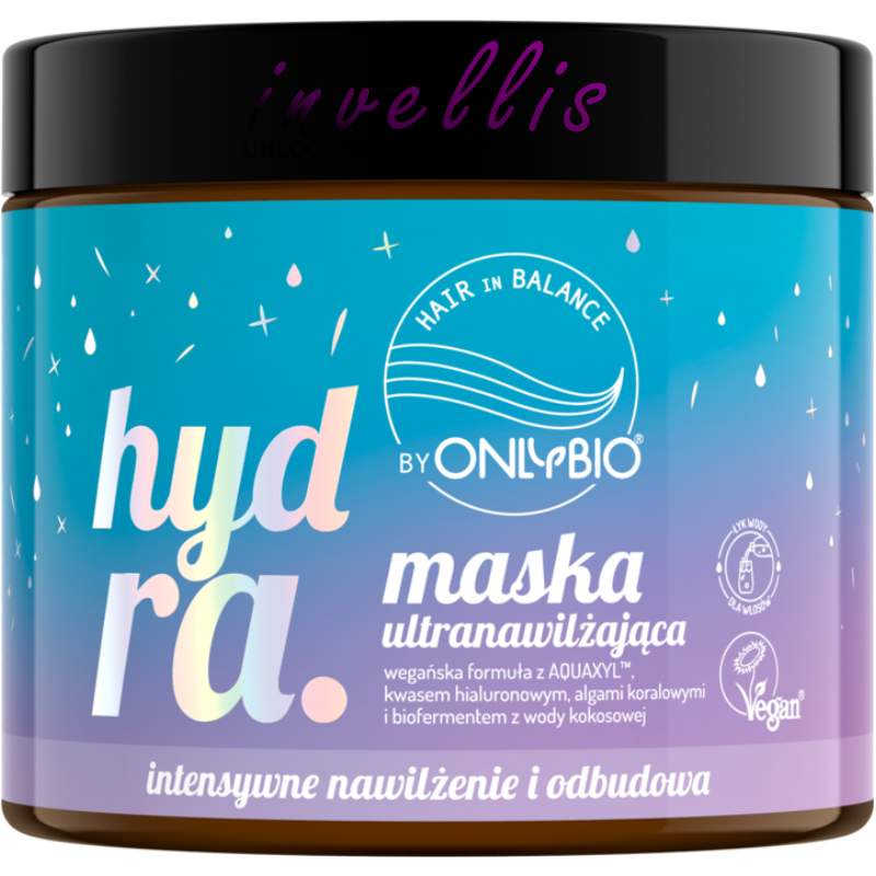 ONLYBIO HAIR IN BALANCE HYDRA ULTRA MOISTURIZING MASK 400 ML