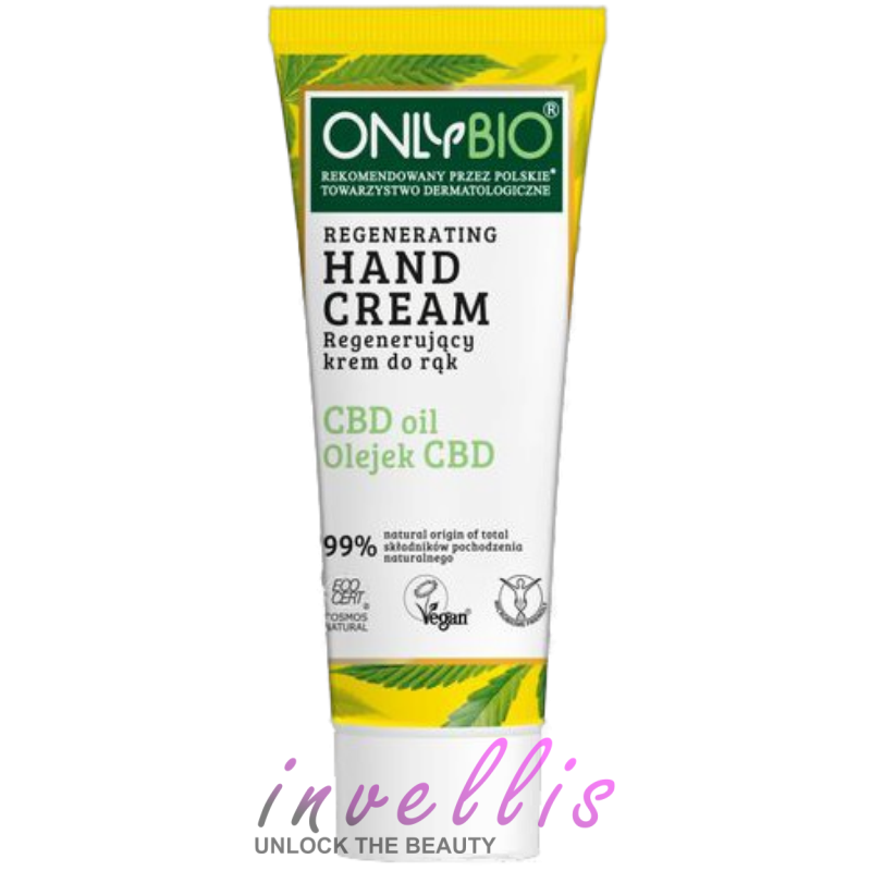 ONLYBIO HAND CREAM REGENERATING CBD OIL 75ML