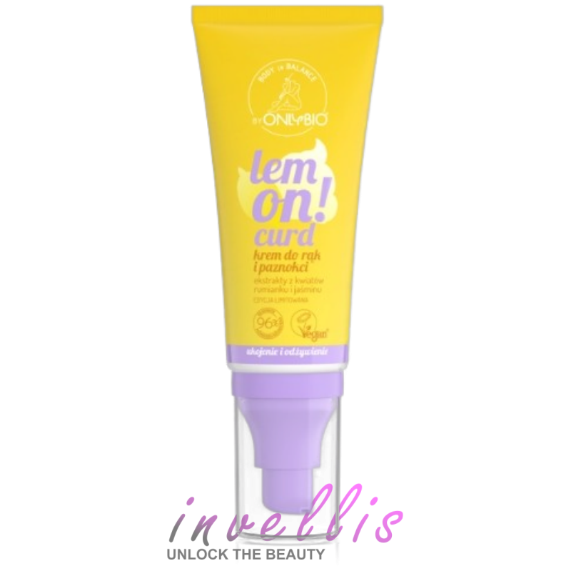 ONLYBIO LEMON CURD HAND AND NAIL CREAM 50ML