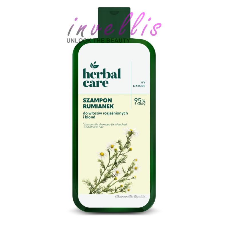 HERBAL CARE SZAMPON DO WLOSOW ROZJASNIONYCH I BLOND RUMIANEK 330ML