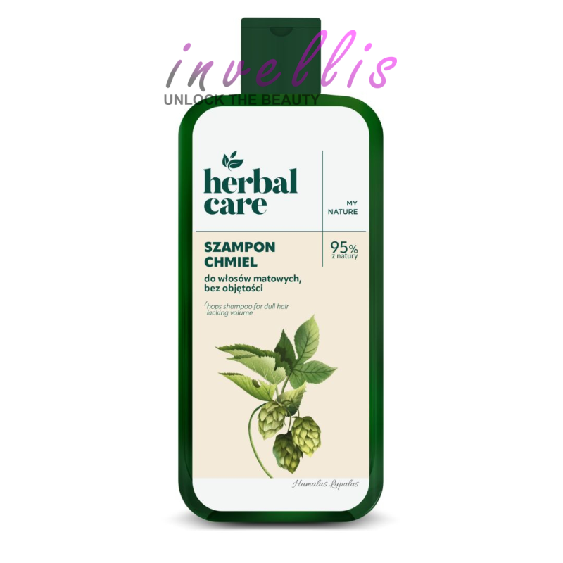 HERBAL CARE SZAMPON DO WLOSOW MATOWYCH CHMIEL 330ML