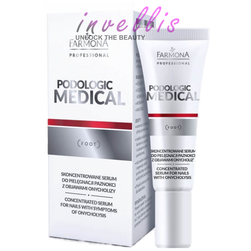 FARMONA PRO PODOLOGIC MEDICAL SKONCENTROWANE SERUM DO PIELEGNACJI PAZNOKCI Z OBJAWAMI ONYCHOLIZY 15ML