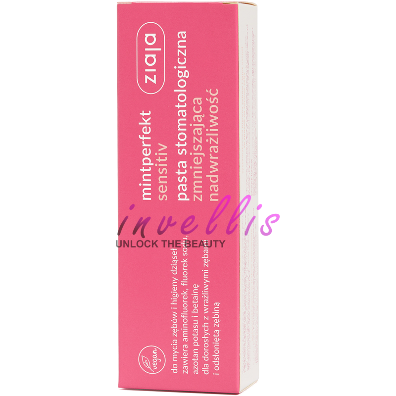 ZIAJA SENSITIV PASTA STOMATOLOGICZNA ZMNIEJSZAJACA NADWRAZLIWOSC 75ML