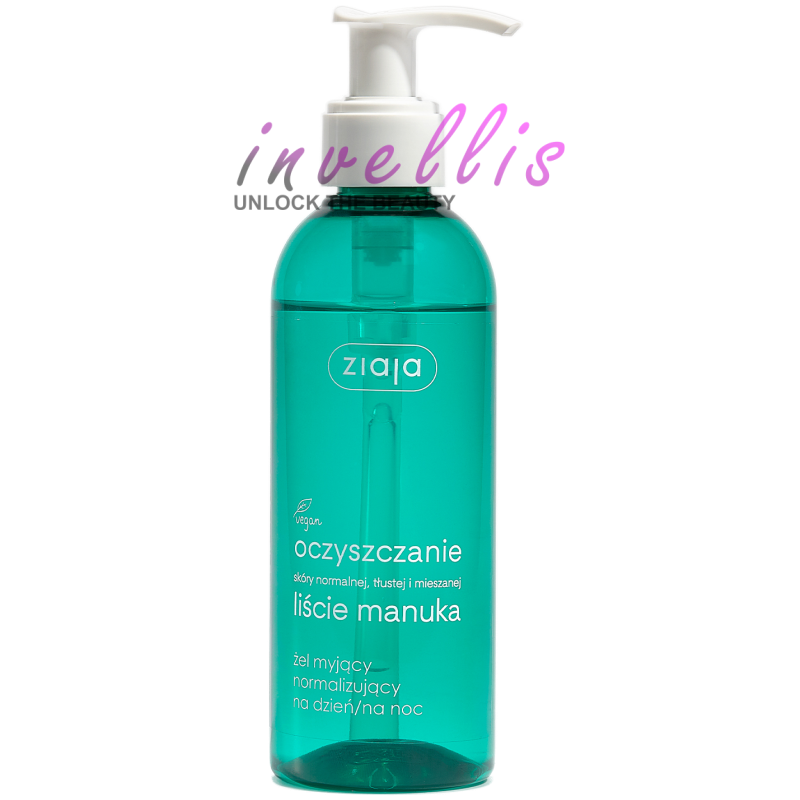 ZIAJA NORMALIZING CLEANSING GEL MANUKA LEAVES 200ML