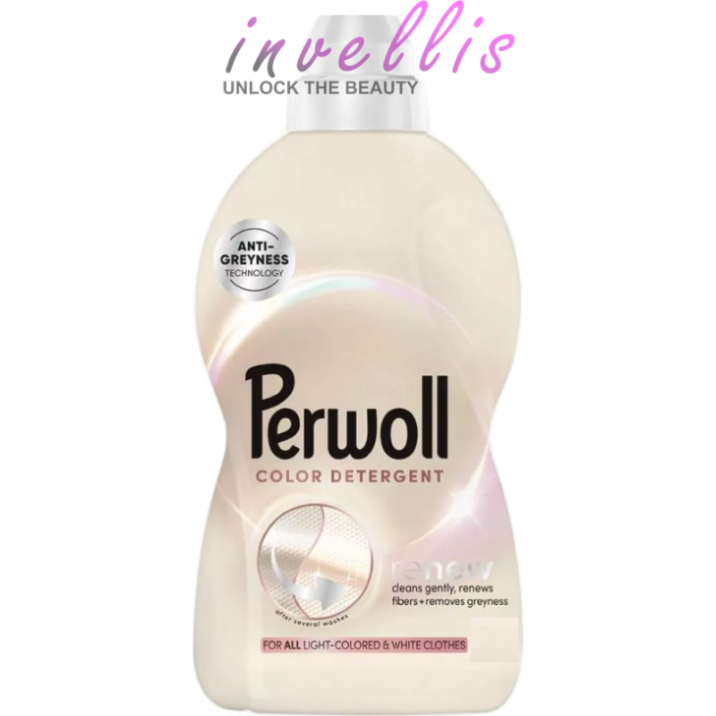 HENKEL PERWOLL LIGHT COLORS LAUNDRY DETERGENT 990ML/1L