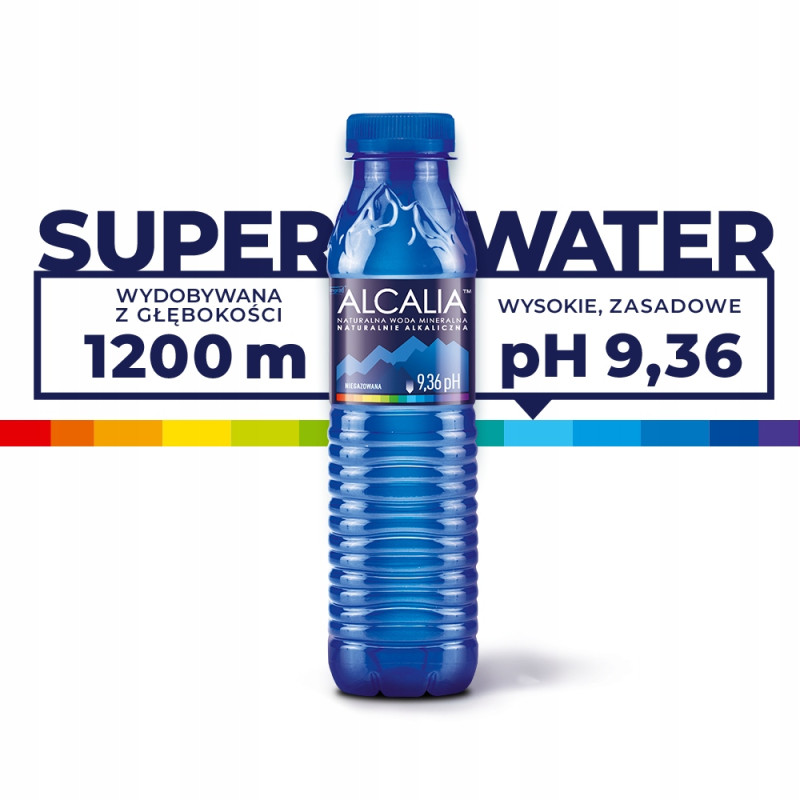 ALCALIA WODA ALKALICZNA NIEGAZOWANA 500ML