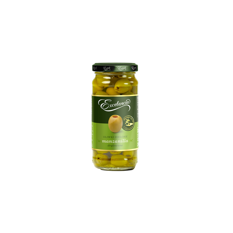 DEVELEY PITTED GREEN OLIVES 230G
