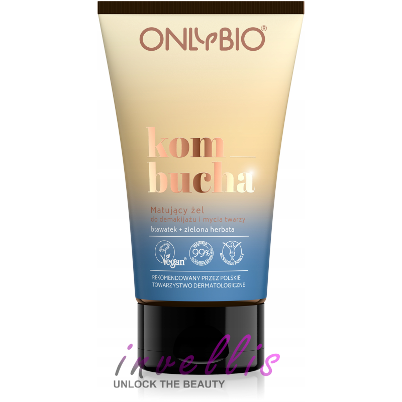 ONLYBIO KOMBUCHA MATUJACY ZEL DO DEMAKIJAZU I MYCIA TWARZY 150ML kasztelan bedford polski sklep uk invellis online onlybio neboa
