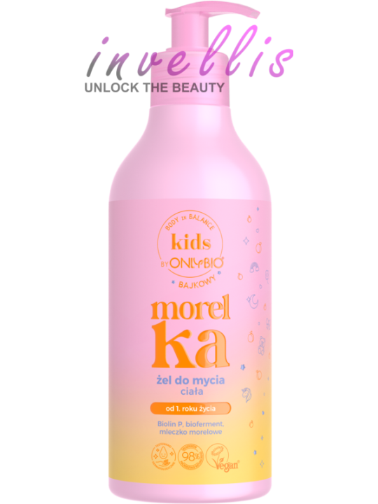 ONLYBIO KIDS ZEL DO MYCIA CIALA MORELKA OD 1 ROKU ZYCIA 400ML