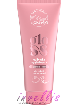 ONLYBIO GLOSS ODZYWKA WYGLADZAJACA GLADKOSC I BLASK 200ML