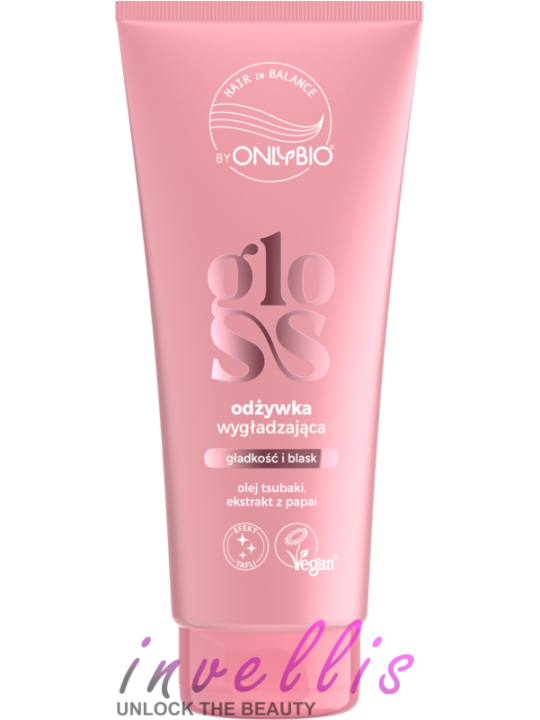 ONLYBIO GLOSS SMOOTHING CONDITIONER FOR SMOOTHNESS & SHINE 200ML