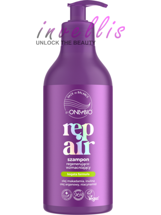 ONLYBIO REPAIR SZAMPON REGENERUJACO WZMACNIAJACY 400ML