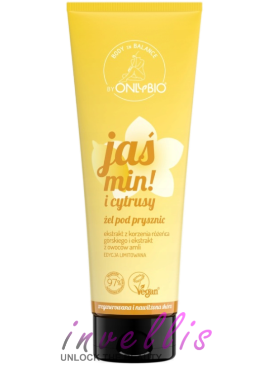 ONLYBIO BODY IN BALANCE JASMINE & CITRUS SHOWER GEL 200ML
