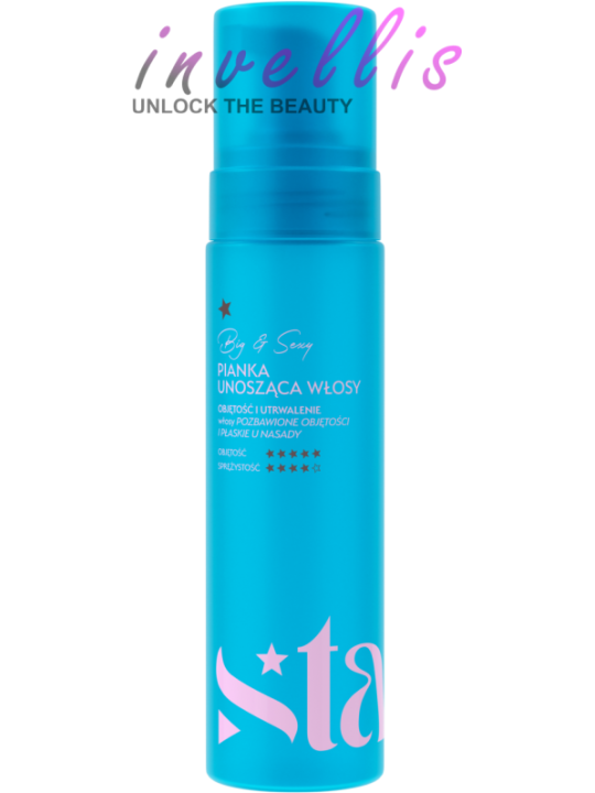STARS BIG AND SEXY PIANKA UNOSZACA WLOSY 200ML kasztelan bedford polski sklep uk invellis online onlybio neboa ziaja