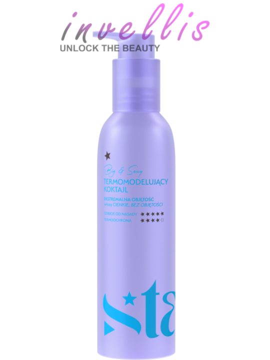 STARS BIG AND SEXY TERMOMODELUJACY KOKTAJL UNOSZACY WLOSY OD NASADY 200ML kasztelan bedford polski sklep uk invellis online only