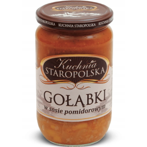 KUCHNIA STAROPOLSKA STUFFED CABBAGE ROLLS IN TOMATO SAUCE 700G kasztelan bedford polski sklep uk invellis online onlybio neboa z