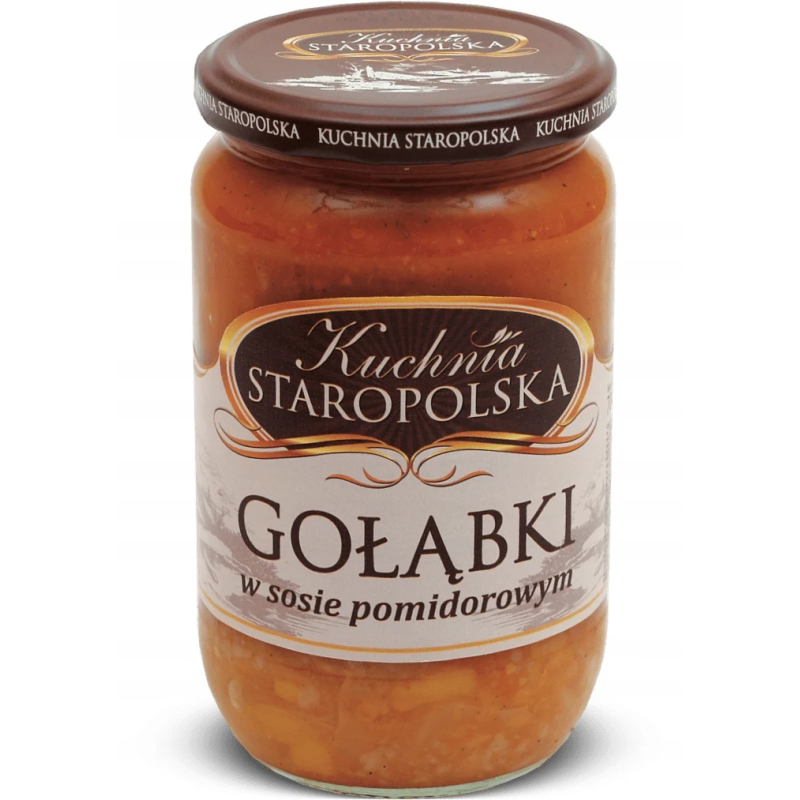 KUCHNIA STAROPOLSKA STUFFED CABBAGE ROLLS IN TOMATO SAUCE 700G kasztelan bedford polski sklep uk invellis online onlybio neboa z