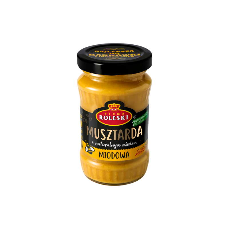 ROLESKI MUSZTARDA MIODOWA 180G