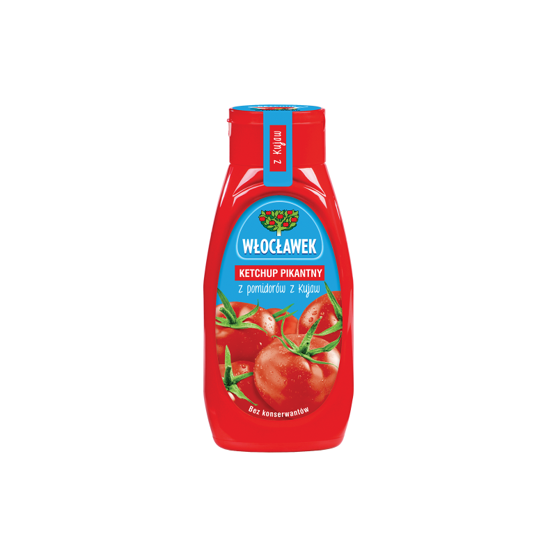 WLOCLAWEK KETCHUP PIKANTNY 480G