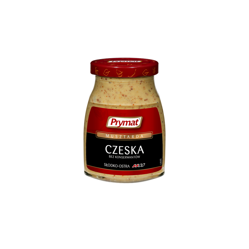PRYMAT MUSZTARDA CZESKA 180G