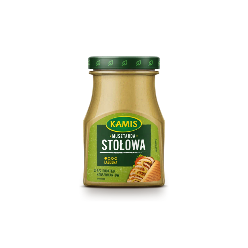 KAMIS MUSZTARDA STOLOWA 185G