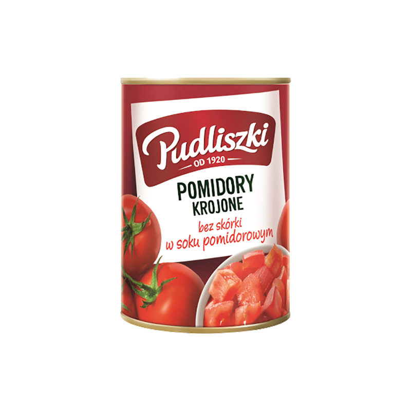 PUDLISZKI POMIDORY KROJONE 400G