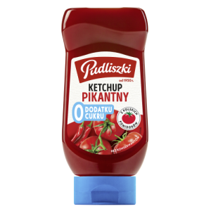 PUDLISZKI KECZUP PIKANTNY ZERO CUKRU 440G