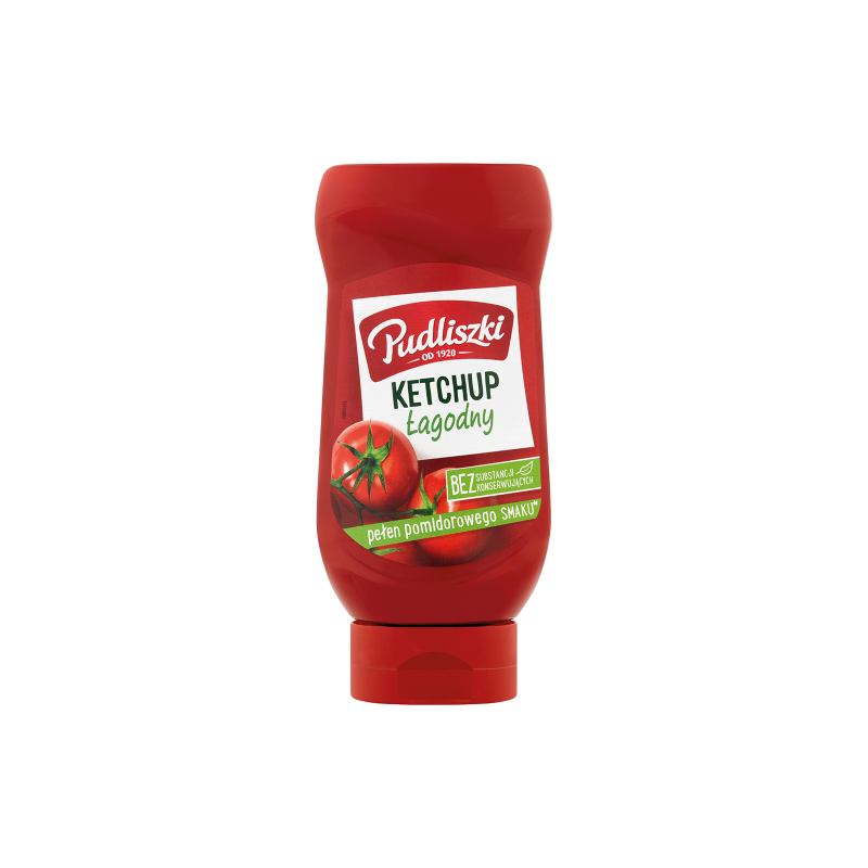 PUDLISZKI KETCHUP LAGODNY 480G