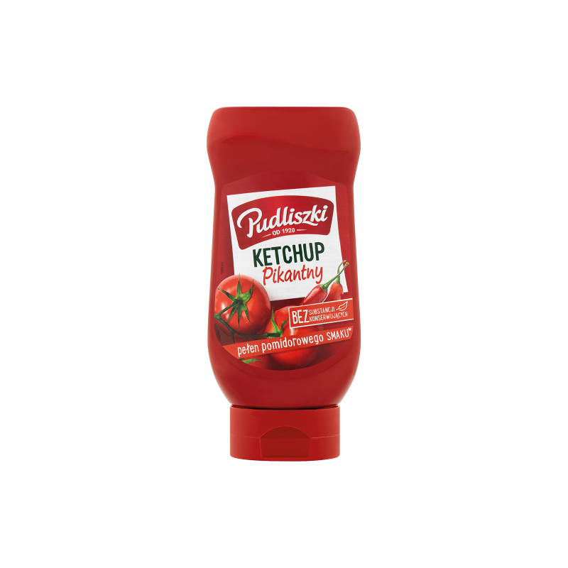 PUDLISZKI KETCHUP PIKANTNY 480G