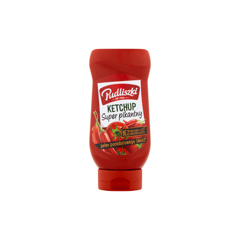 PUDLISZKI KETCHUP SUPER PIKANTNY 480G