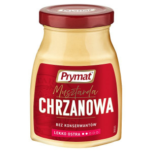 PRYMAT HORSERADISH MUSTARD 185G