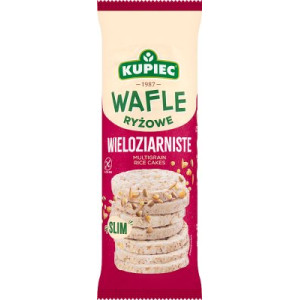 KUPIEC WAFLE RYZOWE WIELOZIARNISTE 90G