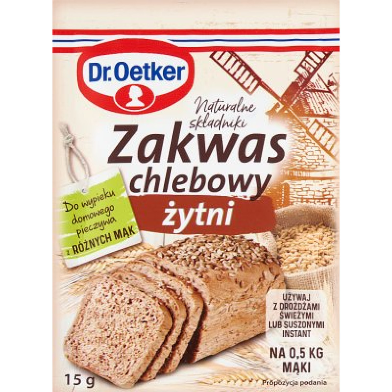 DR OETKER ZAKWAS CHLEBOWY 15G