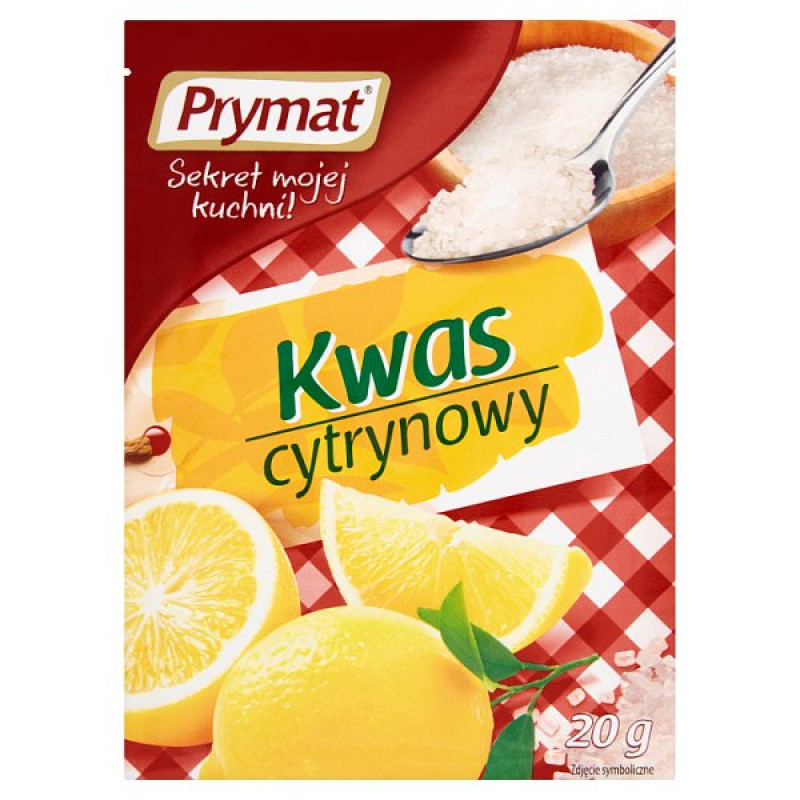 PRYMAT KWASEK CYTRYNOWY 20G