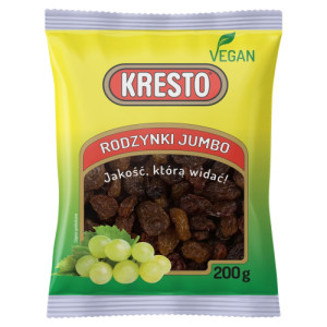 KRESTO RODZYNKI JUMBO DO WYPIEKOW 200G