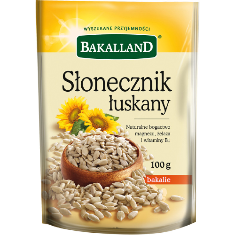 BAKALLAND SLONECZNIK LUSKANY 100G